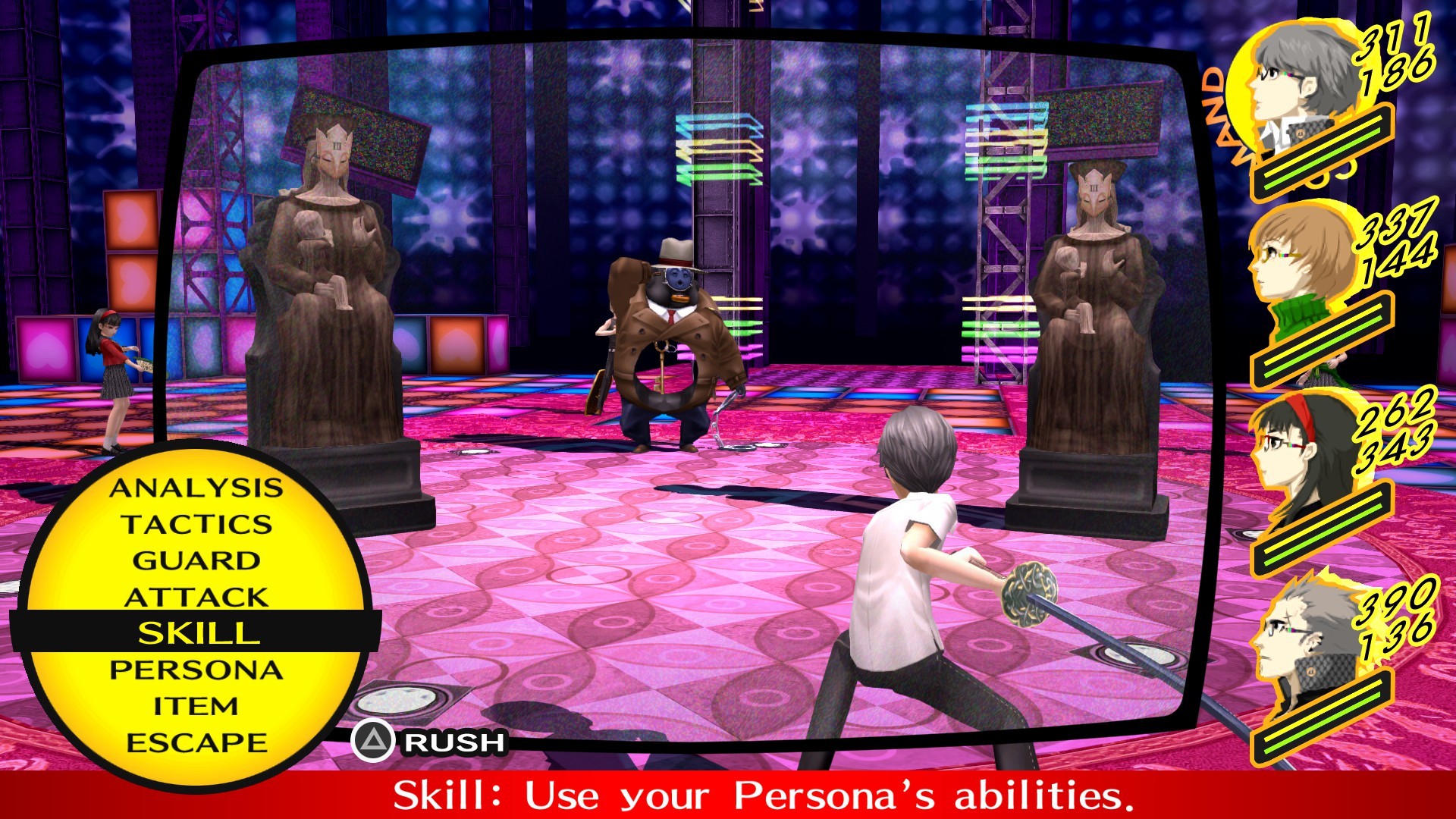 Persona 4 really shines in its combat.